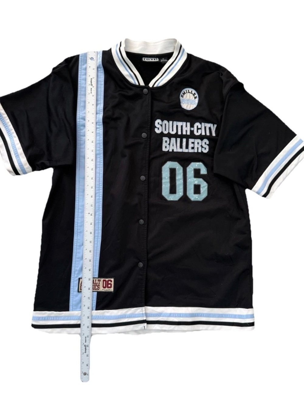 Peter Millar South City Ballers Y2K Baseball Jersey Shirt Size XL - Picture 3 of 6
